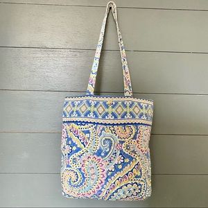 Vera Bradley | Small Tote, Blue Paisley Design